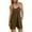 A02_Coffee, variant on Yghzkop Women's Summer Sleeveless Short Romper Jumpsuit Solid Color Casual Straps Comfort Fit Beach Cover Up Resort Wear Lounge Outfit Nightwear