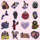 thumbnail image 2 of Best Quality Horror Movies Enamel Pins Metal Brooch Collect Lapel Badges Halloween Women Men Fashion Jewelry Gift Adorn Backpack, 2 of 5