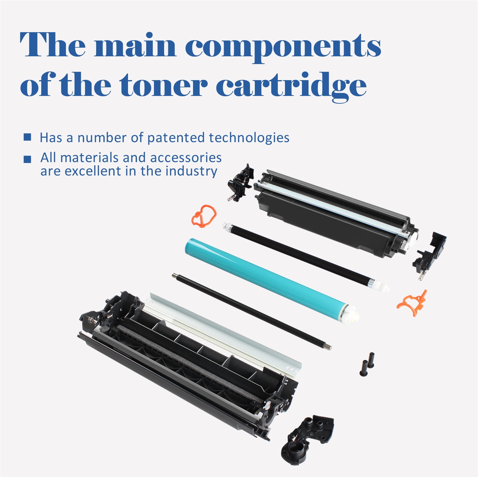 TN830XL TN830 High Yield Toner Cartridge Compatible for Brother TN830XL TN 830XL TN-830XL DCP-L2640DW HL-L2460DW HL-L2405W MFC-L2820DW L2900DW HL-L2400D L2405W L2480DW Printer Ink Black 4-Pack