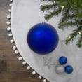 thumbnail image 2 of Northlight Shatterproof Matte Royal Blue Christmas Ball Tree Ornament 8" (200mm), 2 of 4