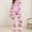 Pink, variant on BILIKEYU Women's Cotton Valentine Sleepwear Set Warm Winter Fleece