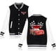 thumbnail image 3 of Chaqueta de béisbol Pixar Cars Lightning McQueen para hombre y mujer, estilo hip hop, estilo Harajuku, ropa de calle, abrigos universitarios para niños y niñas, 3 of 5