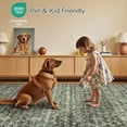 thumbnail image 4 of Reepow 8x10 Area Rugs for Living Room Washable Large Boho Green Carpet Vintage Floral Low Pile Indoor Soft Rugs for Bedroom Dining Room Home Office, 4 of 10