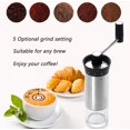 thumbnail image 2 of Molinillo de café manual de acero inoxidable portátil de manivela, molino de café de cerámica con grosor ajustable para el hogar, la oficina o los viajes, 2 of 4