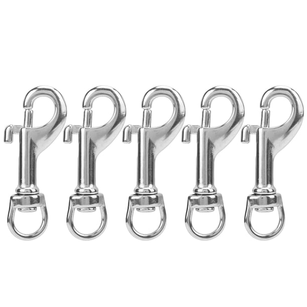 Gancho De Doble Extremo De Acero Inoxidable, Gancho De Seguridad De Doble Extremo Estable Firme Práctico Para Hardware Marino Para Cuerdas De Remolque Para Equipo Deportivo Para OTVIAP Double End Diving Hook