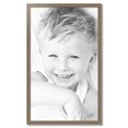 thumbnail image 2 of ArtToFrames 27" x 45" Aged White Gold Picture Frame, 27x45 inch Silver Wood Poster Frame (WOM-2036),  Pack, 2 of 7