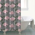 thumbnail image 4 of Pioneer Flower Floral Print Pattern Shower Curtain 72"x84", Bathroom Decorative Shower Curtain Set with 12 Hooks, Waterproof Washable, 4 of 6