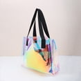 thumbnail image 5 of Unique Bargains Multicolor Ribbon Handle Gift Bag 1Pc Multicolor 7.87"x3.15"x9.84", 5 of 5