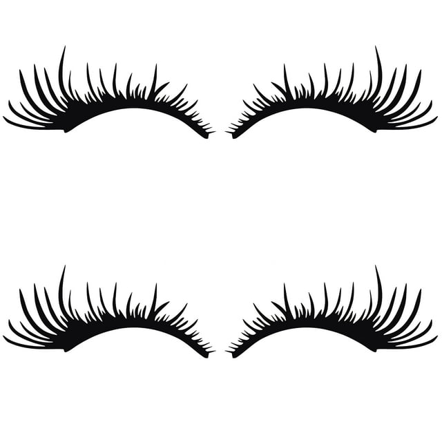 Nuolux Careyelashes Lashes Headlights Sticker Headlight Eyelash Eye