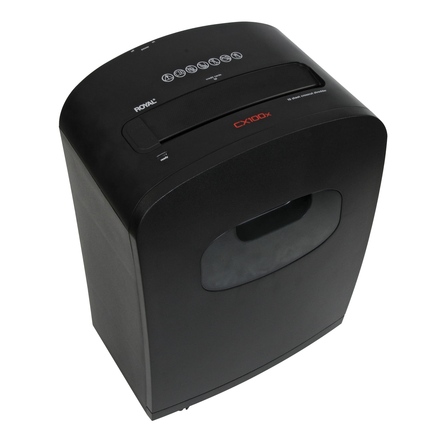 Royal CX100x 10-Sheet Crosscut Shredder with Basket