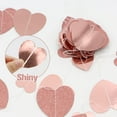 thumbnail image 2 of SPOKKI 63ft Heart Streamer Garland - Rose Gold & Pink Metallic Love Banner for Wedding, Bridal Shower, Anniversary, Valentines, Birthday, Mother’s Day Party Decorations (5 Pack, 4m/13ft Each), 2 of 7