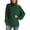 Green, variant on Women Turtleneck Sweater Solid Color Long Sleeve Pullover Tops Knitwear for Fall Warm Streetwear