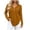 Orange, variant on hoksml Women's V Neck Henley Long Sleeve T Shirt, 3 Button Front Curved Hem Casual Blouse, Loose Fit Basic Top Solid Colors