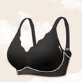 thumbnail image 5 of Aueoeo Wavy Bras For Women Sleeping Large Cup Daily Bra Comfortable Breathable Bras Gathered Thin Brassiere, 5 of 5