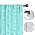 thumbnail image 4 of Blackout Kids Curtains,LightBlue Cartoon Dinosaurs VariedShapes Pattern Childrens Insulated Curtains Set Of 2,Bedroom Essentials,Toddler Room Decor 52"x63", 4 of 5