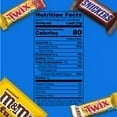 thumbnail image 4 of Snickers, M&M's & Twix Chocolate Candy Fun Size Variety Pack, Sharing Size - 8.85 oz Bag pack of 2, 4 of 5