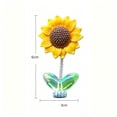 thumbnail image 3 of 20pcs Spring Wobbly Flower Car Dashboard Ornament Interior Decor | Shaking Head Sunflower Car Dashboard Decorations, Dashboard Flowers Car Decor & Home Office Desk, Shape D, 10PC, 3 of 6