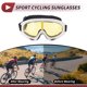 thumbnail image 3 of Gafas de montar para motocicleta Unique Bargains 1 Pc PC PU Gafas de sol para deportes al aire libre para motocross, bicicleta de tierra, ATV, lente amarilla, marco blanco, 3 of 6