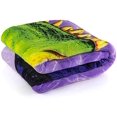 thumbnail image 2 of T-Rex Super Soft Plush Fleece Throw Blanket, 2 of 4