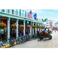 thumbnail image 2 of 24x36 gallery poster, Mackinac Island main street, 2 of 3