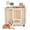 Beige, variant on Avaloomia Home Corner Dog Crate Furniture with 2 Doors, 33" Wooden Indoor Dog Kennel for Small Dogs, Decorative Pet House Thick Iron Frame & High Feet Easy to Clean, Brown