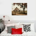 thumbnail image 5 of COMIO  Barn Pictures Wall Decor Old Farmhouse Canvas Wall Art Rustic Red Barn Painting Print Living Room Kitchen Decor Frame, 5 of 5
