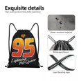 thumbnail image 4 of Mochila con cordón de Cars 95 de Lightning McQueen, bolsa deportiva para gimnasio, mochila con cordón para senderismo, 4 of 4
