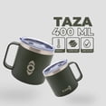 thumbnail image 3 of Taza Térmica Acero Inoxidable Kano 400 ml Tazón Portátil Verde, 3 of 10