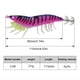 thumbnail image 4 of Señuelo Luminoso para Pesca Mar Camarón Patas Blandas Anzuelos Calamar Cebo () Púrpura, 4 of 4
