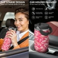 thumbnail image 5 of 30oz Handheld Travel Tumbler with Handle – Double Wall Stainless Steel Insulated Cup, Flip Straw Lid, Leak-Proof & BPA-Free for Hot and Cold Drinks – Durable Coffee & Juice Mug Pink, 5 of 7