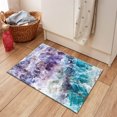 thumbnail image 4 of Blue Purple Turquoise Marble Kitchen Rugs and Mats Non Skid Washable Waterproof Anti Fatigue Kitchen Floor Mats Standing Floor Mat for Kitchen Office Laundry Room Bathroom,47.2x15.7 inch, 4 of 6