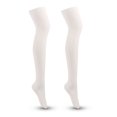 thumbnail image 2 of Naierhg Thermal socks 1Pair Women Stockings Lengthened Breathable Cotton Over Knee Thigh Socks for Lady White, 2 of 8