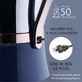 thumbnail image 4 of Korkmaz Hanedan A843-04 Stainless Steel Samovar, Inox, Rosegold 110 V US Plug, 4 of 7