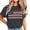Dark Gray, variant on America 250 Shirt Womens 3/4 Sleeve Patriotic Graphic Tee Summer Casual Outdoor Top Black L