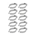 thumbnail image 2 of 10Pcs Spring Terry Clips Open Type Spring Steel Tool Clips Heavy Duty 41Mm, 2 of 10
