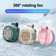 thumbnail image 1 of Ventilateur Portatif à Pince, Ventilateur Personnel Portable, Mini Ventilateur Silencieux Sans Pales, Petit Ventilateur à Courroie à 5 Vitesses Réglables, Ventilateur de Refroidissement Rechargeable à Rotation 360° pour Bureau, Voyage, Usage Extérieur, 1 of 8