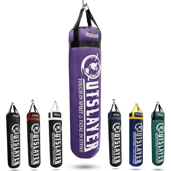 Filled Punching Bag 100 lbs Heavy Bag | Kicking & Boxing Bag for Boxing, Taekwondo, Kickboxing, Martial Arts MMA Heavy Bag Training Practice | Made in USA
