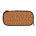 thumbnail image 3 of Vsdgher Dachshund And Ball Print Large Capacity Pencil Case Pouch with Zipper, Portable Aesthetic Big Capacity Pencil Cases Pen Office Travel Stationery Bag, 3 of 8