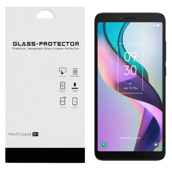 FOR TCL ION V T607DL 2x Tempered Glass Screen Protector