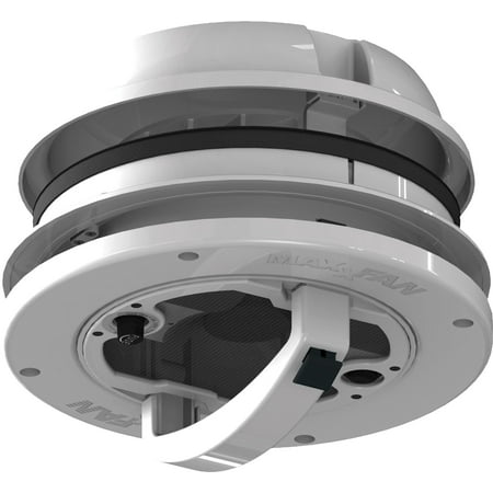 

MAXXAIR 00-03812B MaxxFan Dome with 12V Fan 6 Diameter - Black