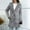 Gray, variant on BEFOKA Women's Coat Casual Lapel Fleece Fuzzy Faux Shearling Coats Warm Winter Oversized Outwear Jackets