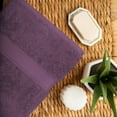 thumbnail image 5 of Superior Hymnia Egyptian Cotton Bath Towel Set, Plum, 5 of 8