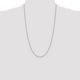 thumbnail image 2 of Auriga Fine Jewelry 14K White Gold .9 mm Box Chain Necklace for Women 26", 2 of 6