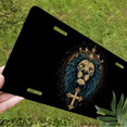 thumbnail image 5 of 1 Pcs 2D Flat License Plate Covers & Frames, Lion with Cross For Decorative Front, Waterproof For Decoration Aluminum License Plate Covers & Frames Cover For Men Women, 12" X 6", 5 of 6