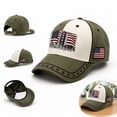 thumbnail image 5 of Yungyresw Unisex Baseball Caps Adjustable Strap Anniversary USA Hat Never Forget Memorial Caps Patriotic American Flag Sun Hat G One Size, 5 of 7