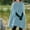 Blue 1, variant on Winter Cape Wool Cape Coat Women's Outerwear Winter Cloak Womens Cape Hooded Cape Blue 2 M