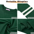 thumbnail image 6 of MOSHU Crewneck Sweatshirts for Women Striped Long Sleeve Shirts Fashion Fall Womens Sweatshirts Casual Fall Pullover Tops, 6 of 9