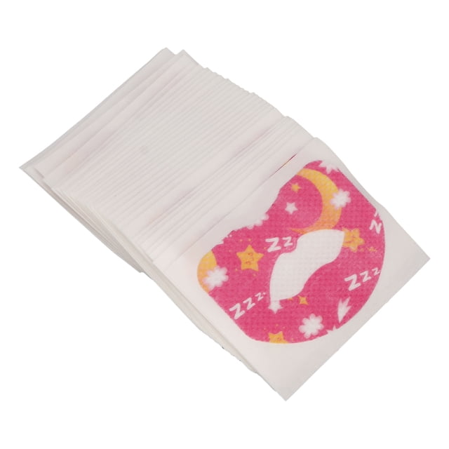 Mouth Breathing Strips, Non Woven Fabric Hot Melt Adhesive Easy Operation Sleeping Mouth Tapes 30 Pieces For Snoring Reduction ANGGREK No