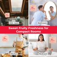 thumbnail image 5 of Sugar Berries - Room Deodorizer Gel Odor Eliminator For Home - Bathroom Air Freshener Odor Absorber - Closet Deodorizer - Long Lasting Non Plug In Strong Scent For Kitchen Trash Basement Shoe Rack, 5 of 14