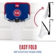 thumbnail image 6 of Franklin Sports NBA Detroit Pistons Mini Over the Door Basketball Hoop - Kids Indoor Mini Basketball Hoop with Basketball - NBA Fan Shop Mini Hoop for Bedroom + Office - Over the Door Mini Hoop Set, 6 of 12
